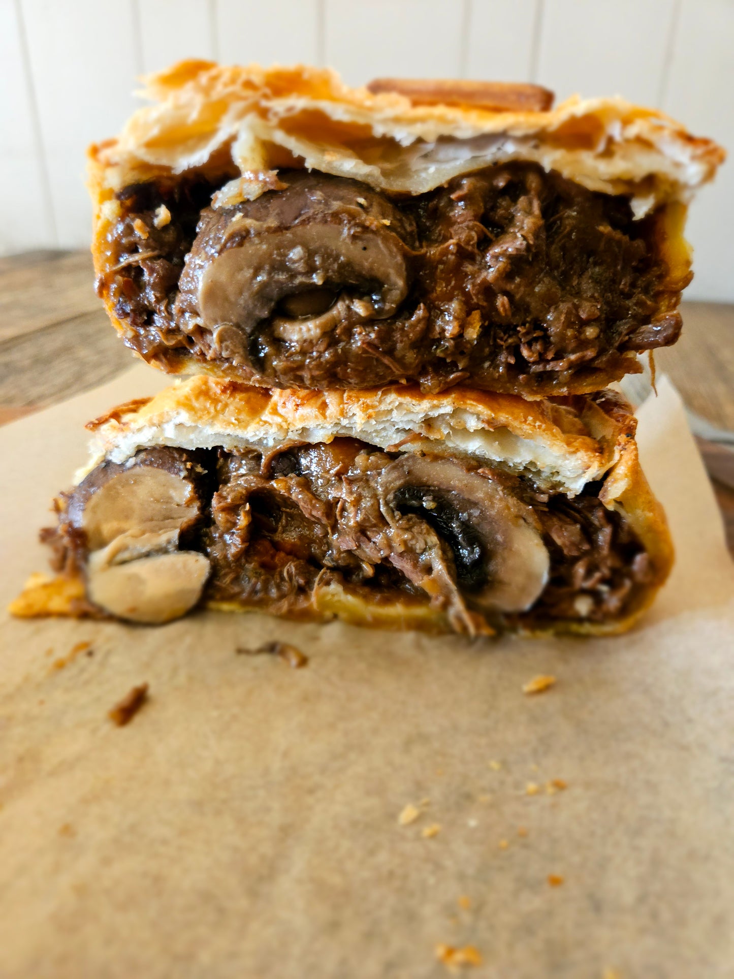 Steak and Mushroom pie